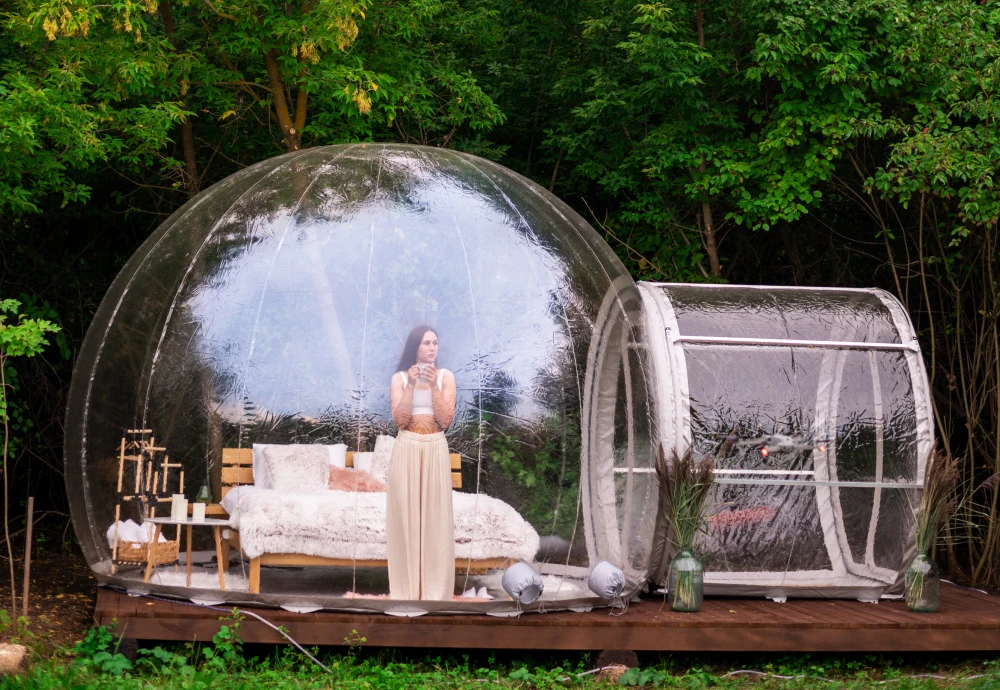 outdoor see through bubble tent